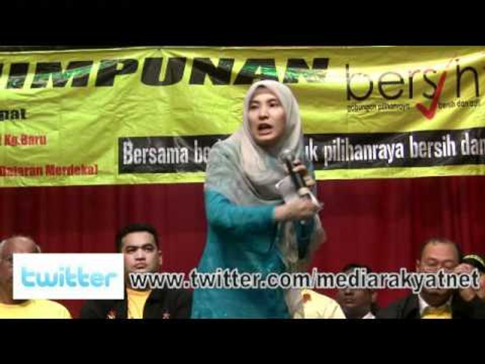 The Launch Of Bersih 2 .0: Nurul Izzah 19/06/2011