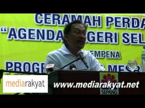 (Part 3/4) Anwar Ibrahim: Agenda Negeri Selangor 10/06/2011