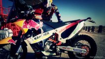 Sam & Jake, Rally & MX. Dakar Rally bike on MX track!