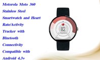 Motorola Moto 360 Stainless Steel Smartwatch and Heart