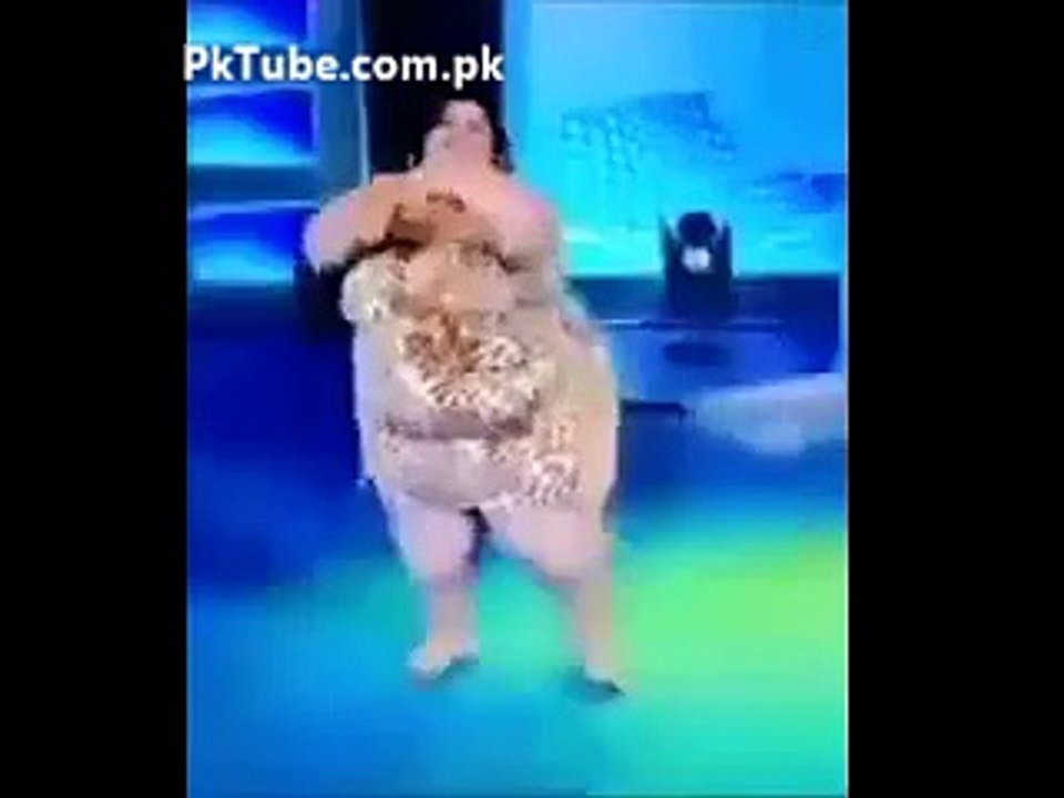 Very Fat Woman Dancing and Singing Baby Doll