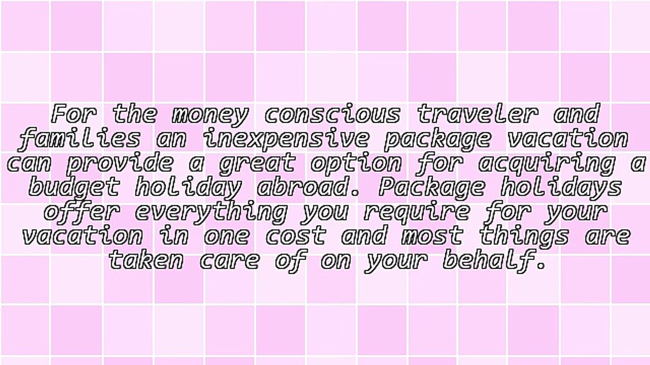 How To Get A Late Deal Package Vacation