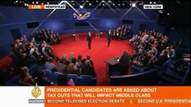 Second Presidential Debate 2012: Obama and Romney clash taxes and budget deficit