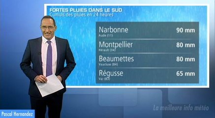 Orages dans le Sud : bilan chiffrés et images impressionnantes