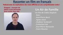 Podcast en français avec Exercices. Raconter un film (Niv B1)