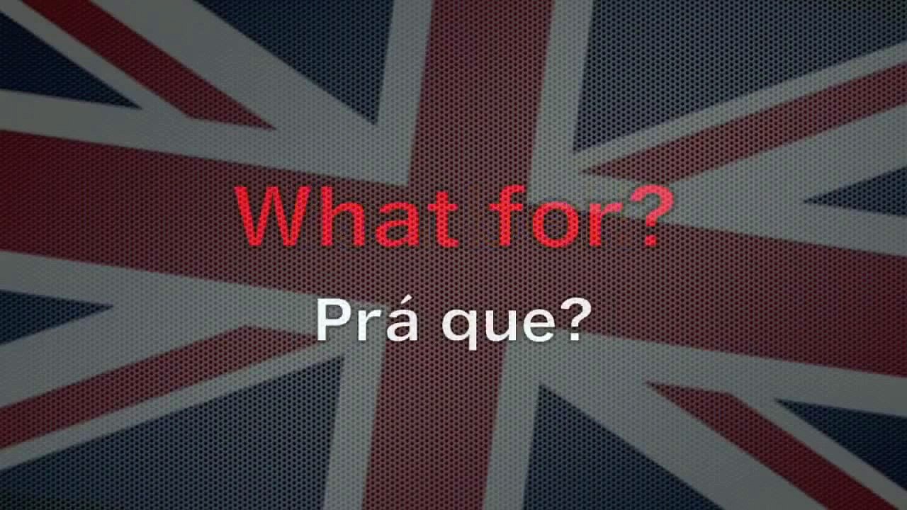 Aprender frases simples e úteis em Inglês - Frases diárias