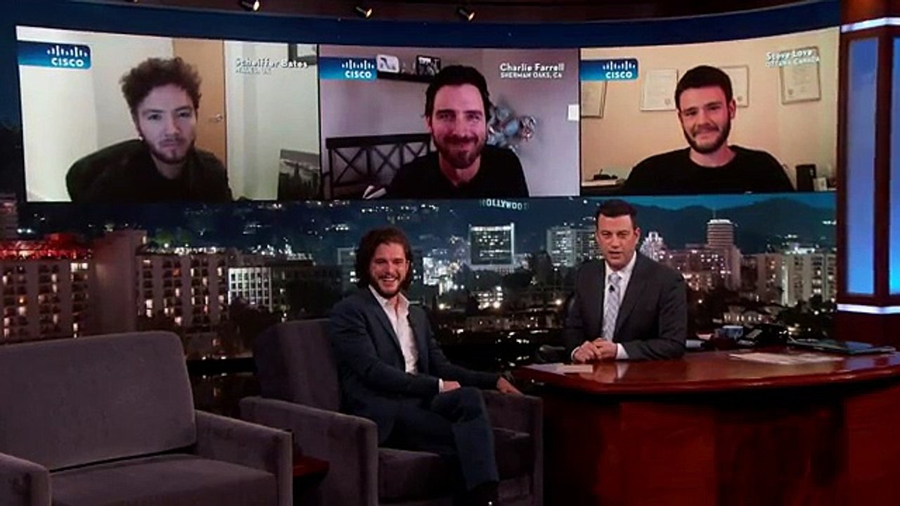 Les imitations de Kit Harington chez Jimmy Kimmel (acteur de Game Of Thrones)