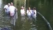 Baptism in the River Jordan, Israel