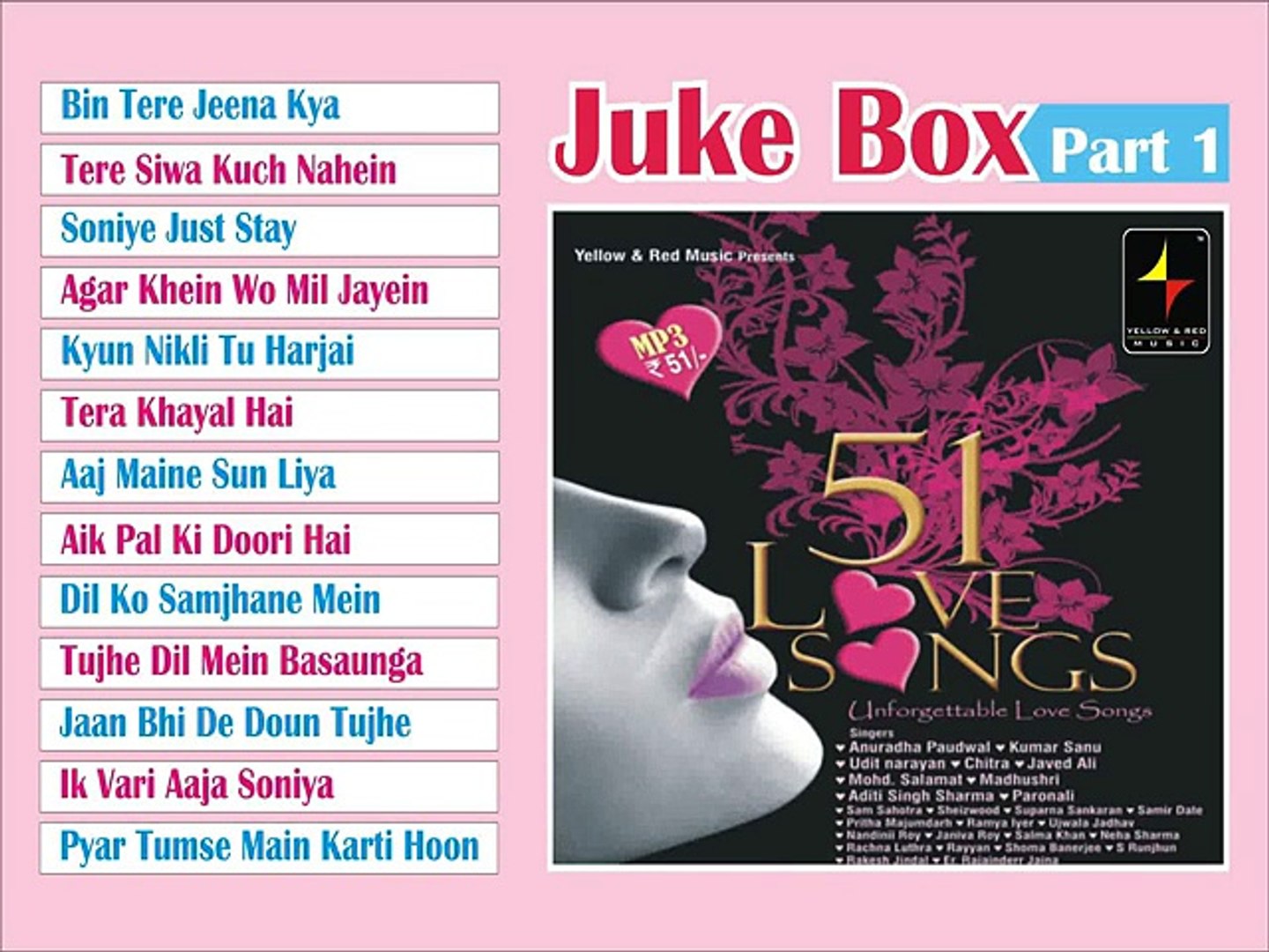 51 LOVE SONGS 1 Full Songs JukeBox