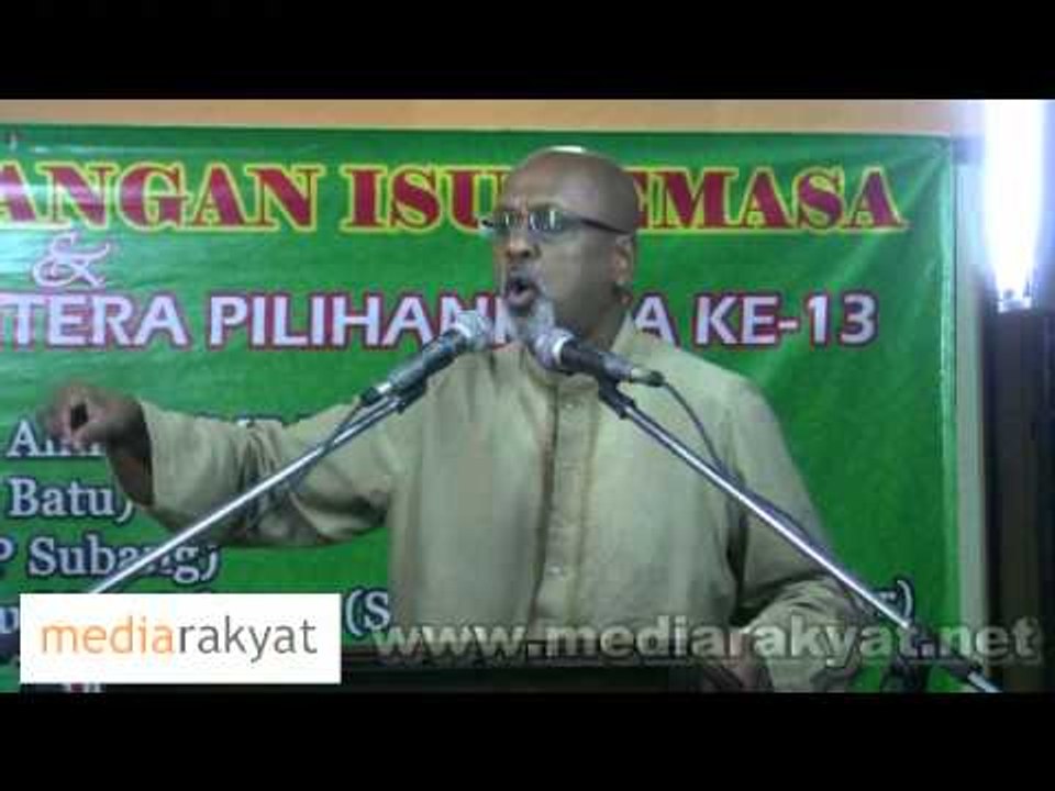 Sivarasa Rasiah: Masa Sudah Sampai Untuk Perubahan Di Malaysia