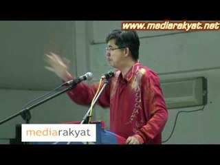 Tian Chua: BN Takut 1 Perubahan Secara Sistematik Yang Membawa Demokrasi