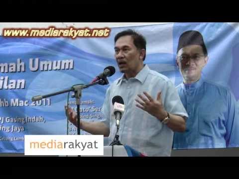 Anwar Ibrahim: Ubah Sekarang, Selamatkan Malaysia, Gasing PJ (Part 1 of 5)