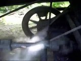 Heisler Steam Logging Locomotive V-Twin engine valve motion.