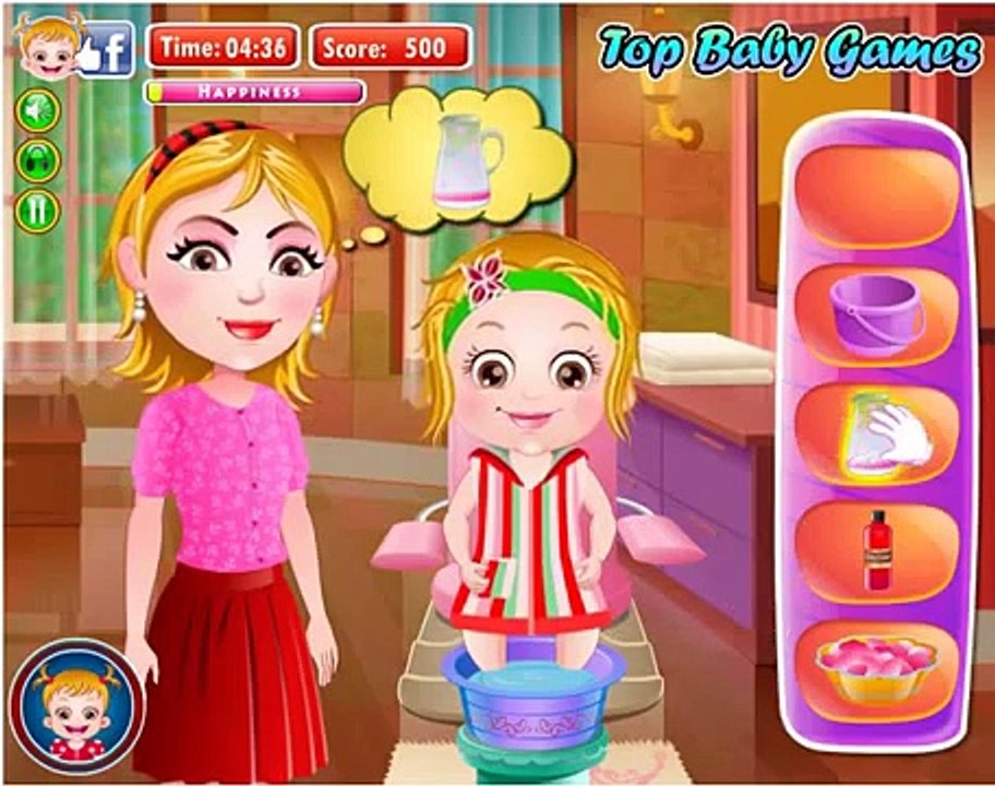 Baby Hazel games play free    education videos for kid   baby spa makeover