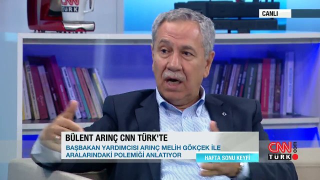 Bülent Arınç, Melih Gökçek hakkında konuştu