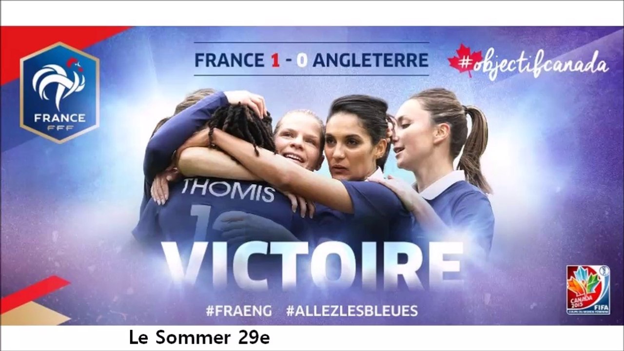 Fra-Ang, CdM 2015 foot féminin, poule F, J1