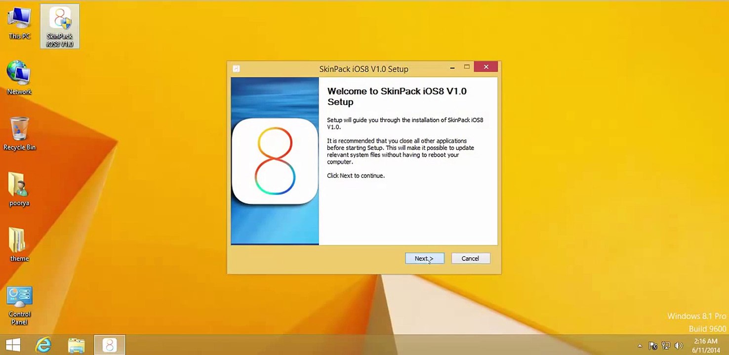 iOS8 Skin Pack Win8 - ThuThuatWin.ml