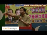 Tenang By-Election: Teng Chang Khim  邓章钦 27/01/2011 (Part 1 of 2)