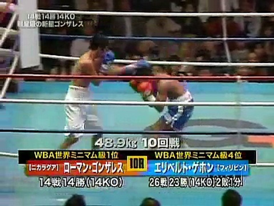 Roman Gonzalez vs Eriberto Gejo