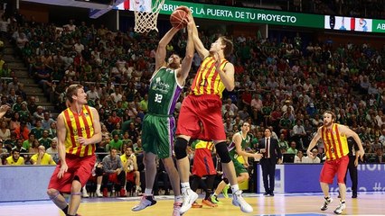 HIGHLIGHTS Unicaja 77-66 FCB (4th match play-off semi-final Liga Endesa 2014/15)