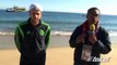 El 'Fan del Tri' se tiró al mar helado de Viña del Mar por un boleto.