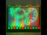 How to Use LED Illuminated Message Board - Erease-Dry Surface LED Board