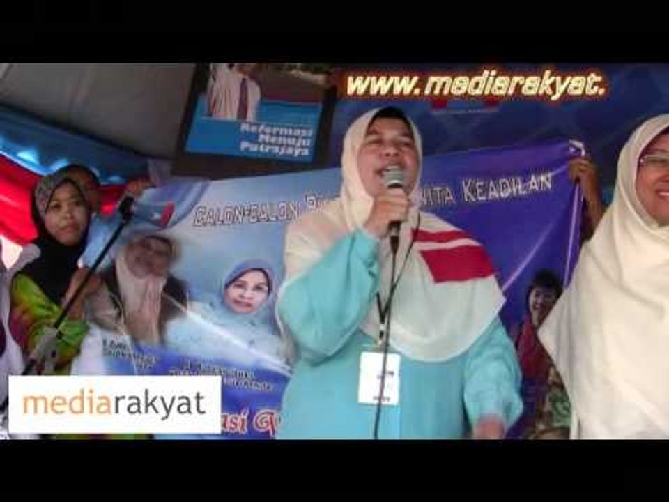 PKR Party Polls: Zuraida Kamaruddin For Wanita (Women) Chief