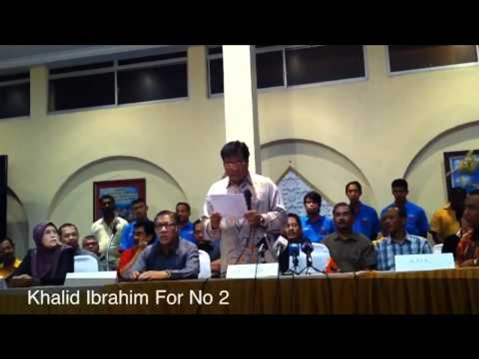 MediaRakyat Newsflash: Khalid Ibrahim Is Going For PKR No 2