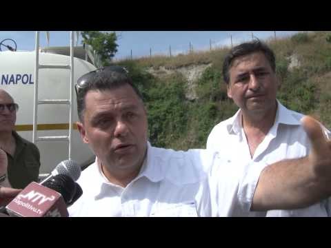 Napoli - Sperimentazione batterica nella discarica di Pianura (12.06.15)