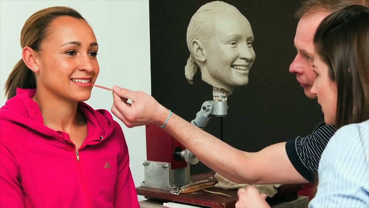The making of Jessica Ennis wax figure
