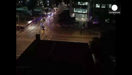 Man in armoured vehicle opens fire on police in Dallas, Texas