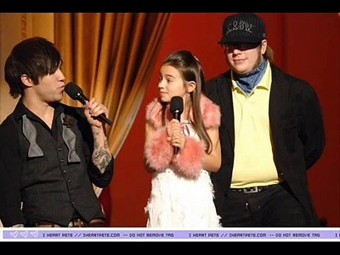 The love triangle of Patrick Stump Pete Wentz and Ryan Ross