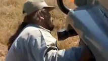 Hombre enfrenta a Leones en estado Salvaje - Real Video Full