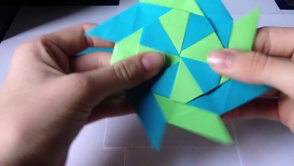 Ninja Stern aus Papier basteln - eine Anleitung