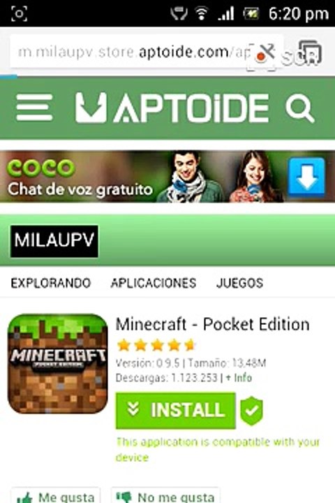 Como descargar minecraft pe 0.9.5 android