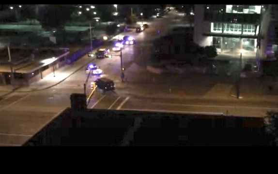 Video shows gunman attack outside Dallas police headquarters