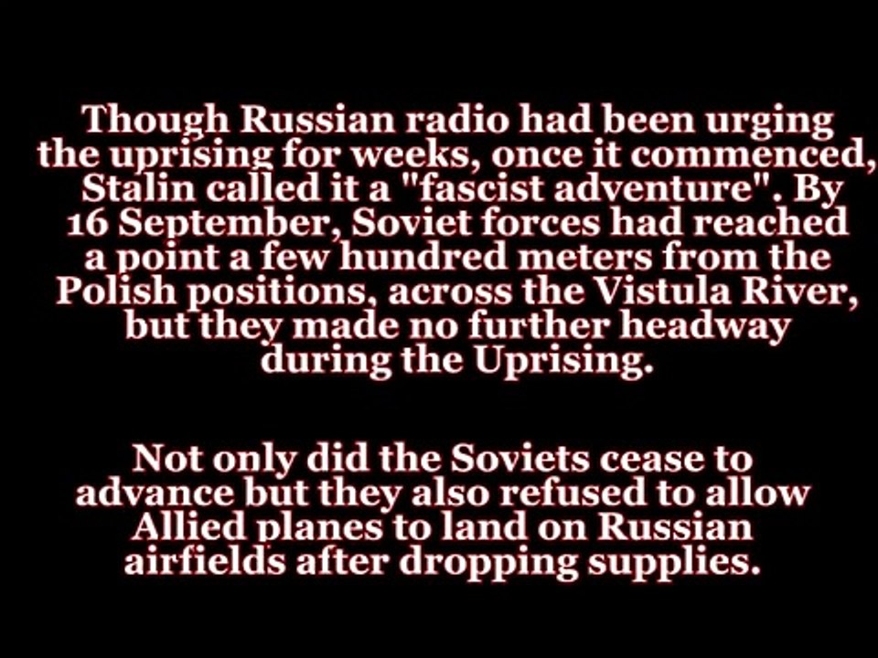 The Warsaw Uprising 1944 / Powstanie Warszawskie 1944