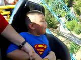Christopher's First time on Goliath Ride!