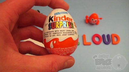 Kinder Surprise Egg Learn-A-Word! Spelling Outdoor Words! Lesson 18