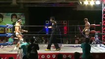 Minoru Tanaka (c) vs. Hiroshi Yamato (Wrestle-1)