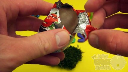 Disney Cars Surprise Egg Learn-A-Word! Spelling Outdoor Words! Lesson 16