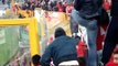 OLYMPIAKOS (GATE 7) fans attack to LAZIO fans in rome