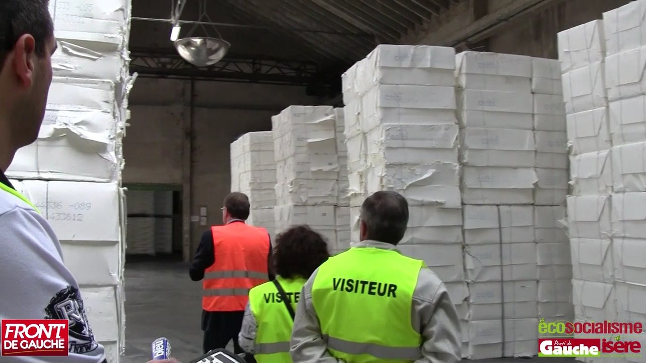 Arjowiggins, mai 2014 : les salariés en lutte invitent les élus