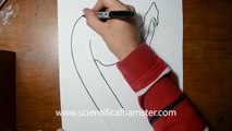 Drawing a 3D Rattlesnake - Cool Anamorphic Trick Art Optical Illusion