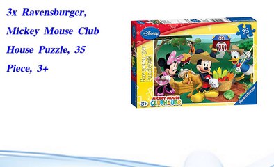 3x Ravensburger  Mickey Mouse Club House Puzzle  35
