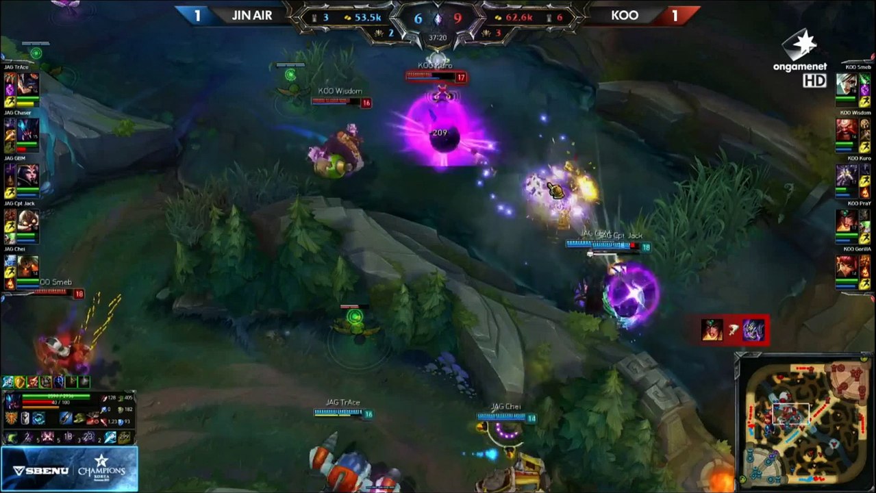 Smeb s'offre le premier pentakill du Summer Split LCK - League of legends