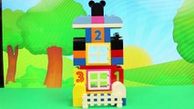 Mickey Mouse Clubhouse Duplo Lego Hide and Seek with Minnie Mouse and Donald Duck Legos