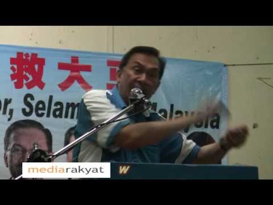 Hulu Selangor By-Election: Anwar Ibrahim at Kg Baru Kalumpang (1)