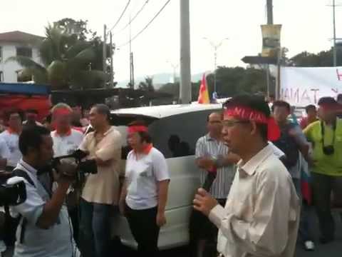 Tian Chua: Kg Terentang against Demolition by TNB (2)