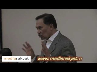Anwar Ibrahim at University of Westminster: Q & A Session (Pt 7)